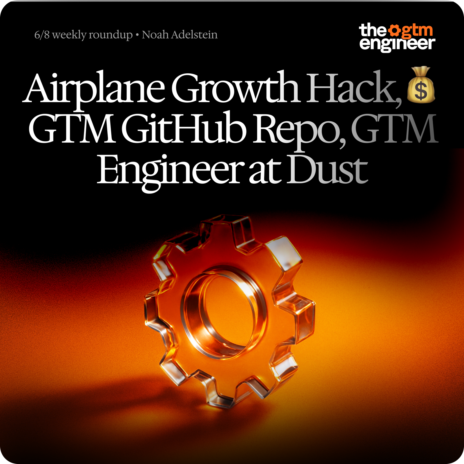 Weekly Roundup — Jun 8, 2026: Ramp raises at $44B, an airplane growth hack, a GTM superintelligence repo