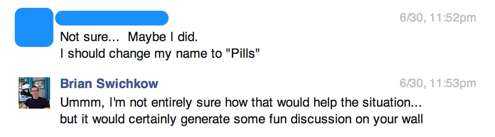 Sword Swallower Facebook Prank