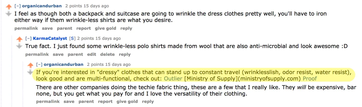 reddit thread travel question