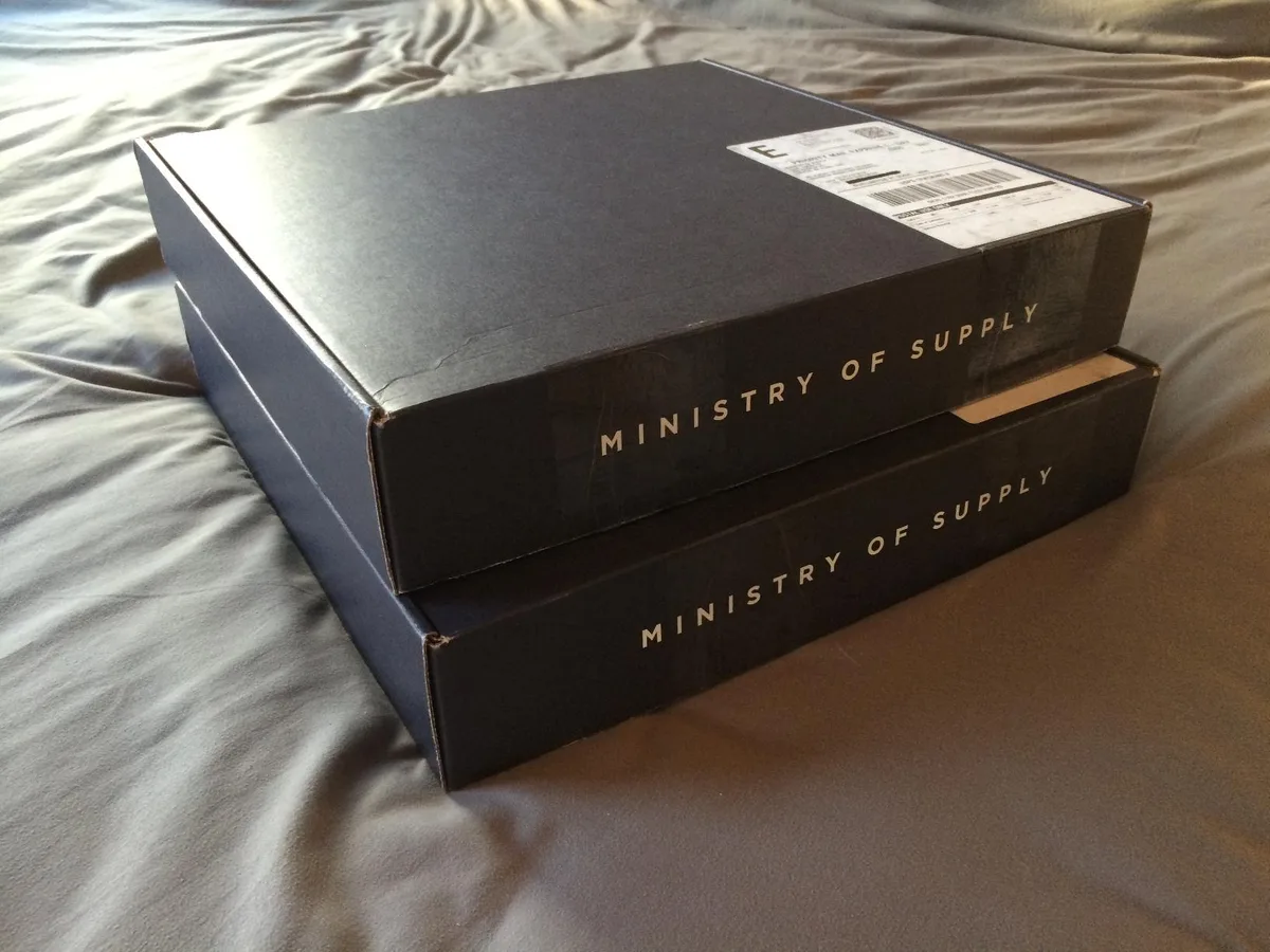 ministry of supply order boxes