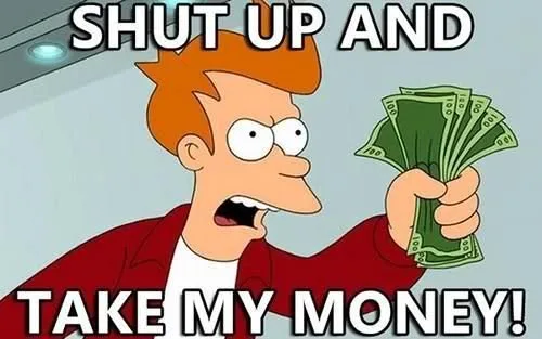 fry futurama take my money