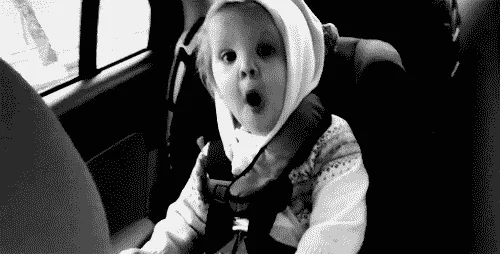 toddler excited
