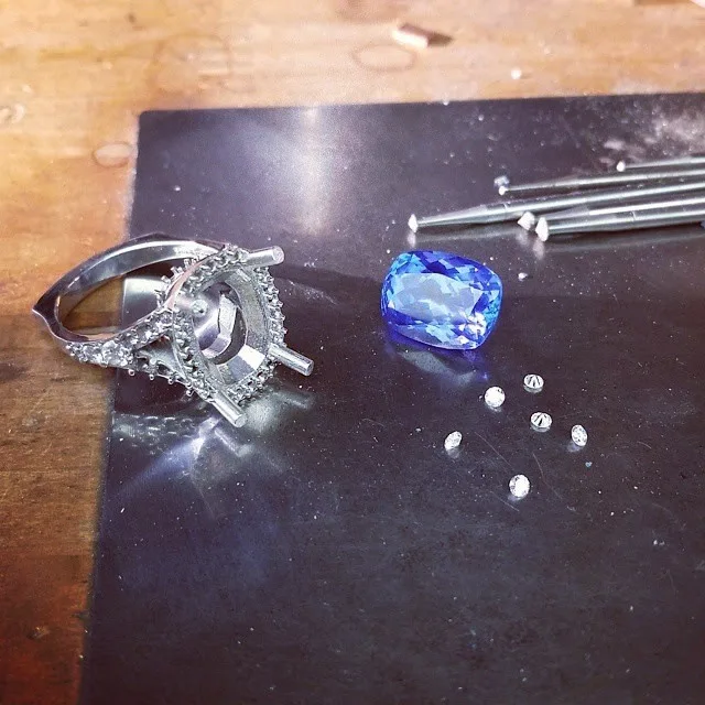 kennon young vermont gem lab engagement ring