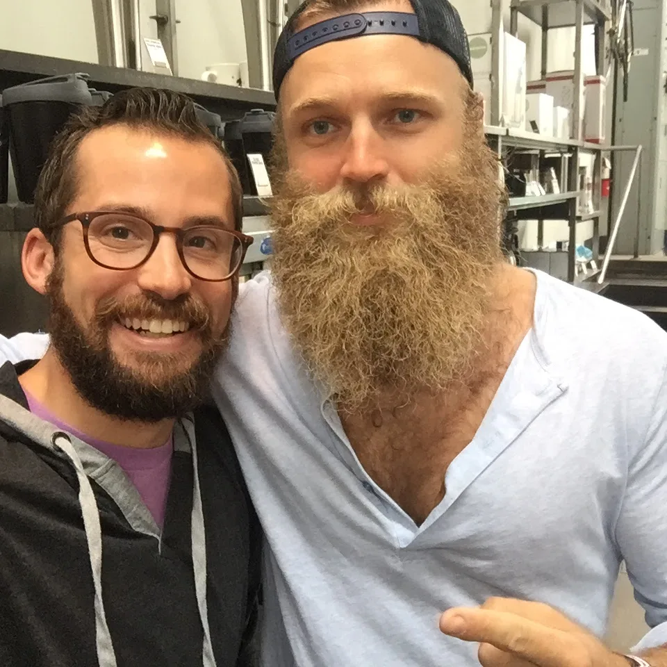 brian swichkow with chris stoikos founder dollar beard club