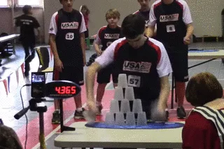 reward glorious celebration cup stacking teenager