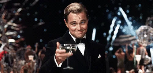 leonardo dicaprio great gatsby ghost influence 100th post congratulations and heres to you